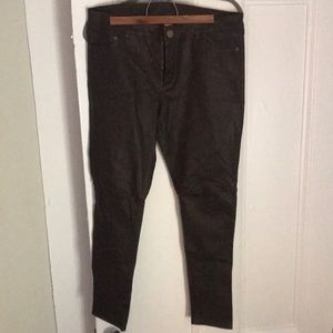 Brown Leather Michael Kors Pants